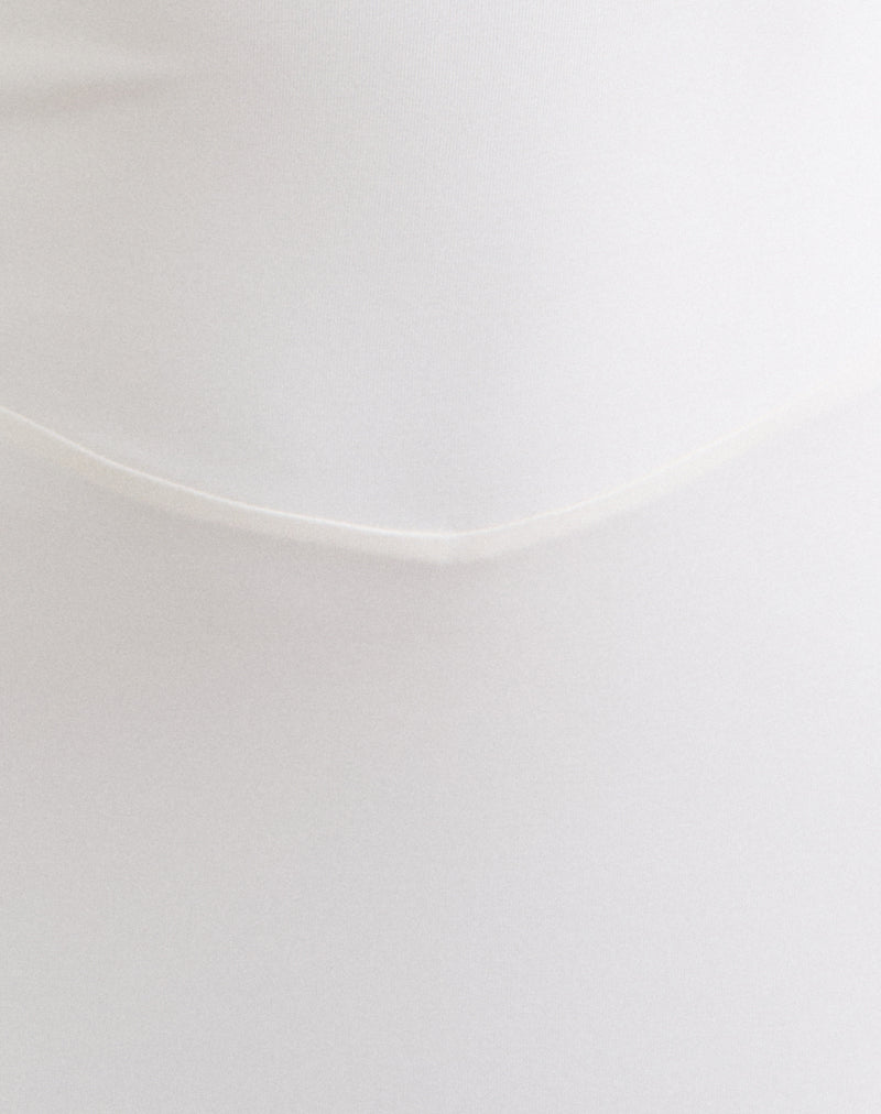 Image of Georgina Maxi Dress in Cupro Off White