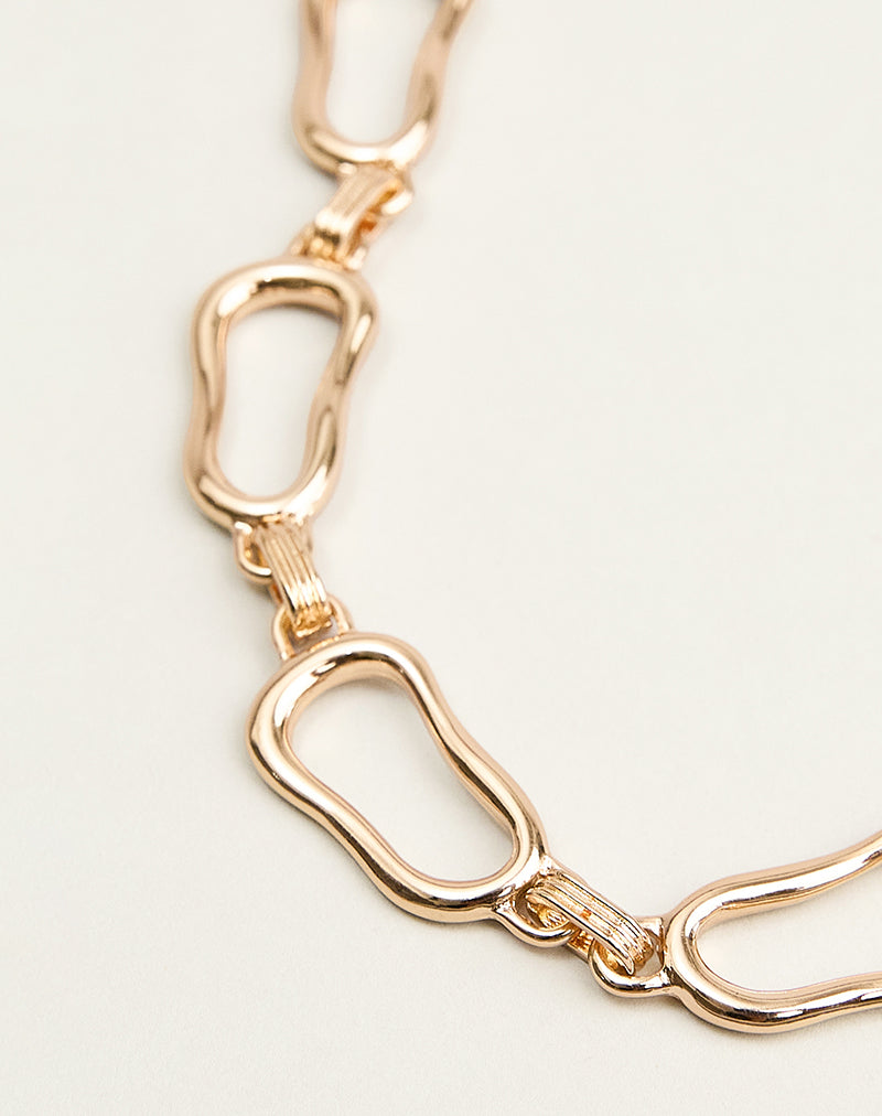 Image of Gold Plated Shape Bracelet