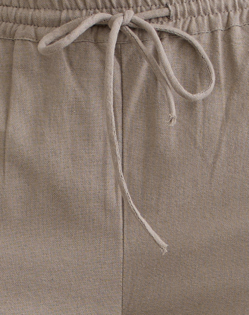 Image of Wasic Wide Leg Trouser in Biscotti