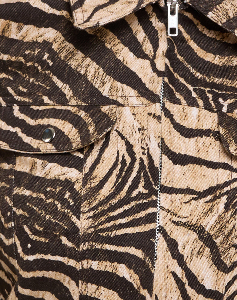 Image of Hoshi Jacket in Wild Animal Print