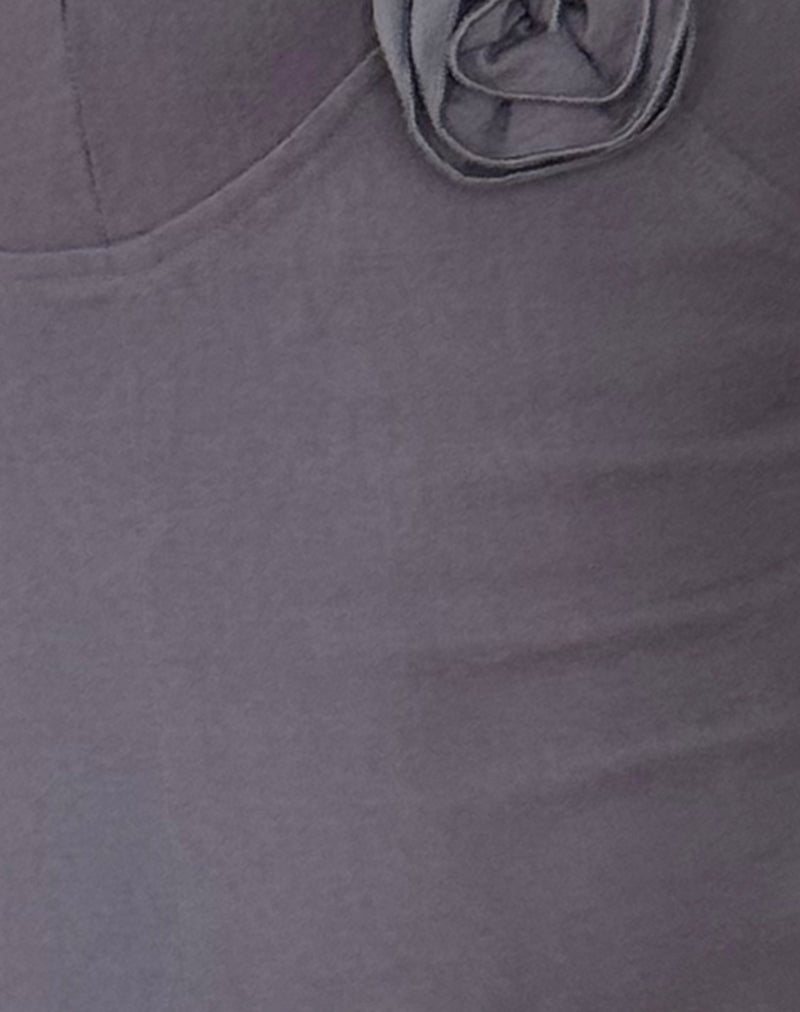 Image of Inila Mini Dress in Tailoring Grey