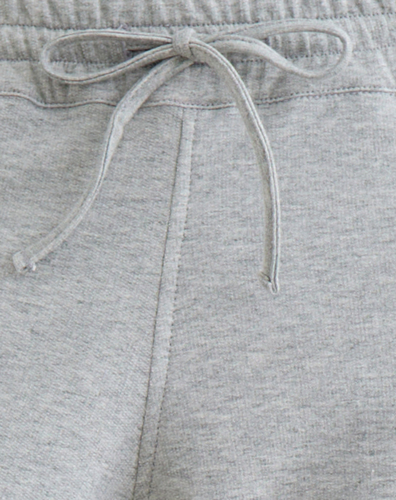 Image of Kamsy Cropped Jogger in Grey Marl