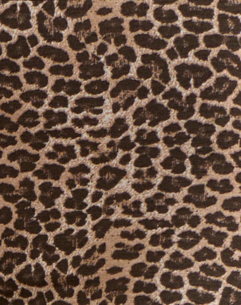 Image of Priu Capri Trouser in Rar Leopard Brown