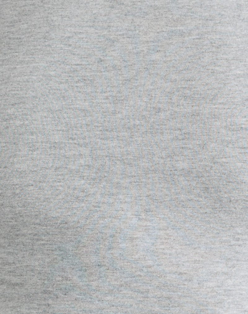 Image of Ione Quarter Sleeve Top in Grey Marl