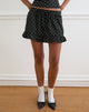 Image of Yasumi Mini Skirt in Basic Polka Black