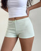 Image of Istora Micro Shorts in Pointelle Mint