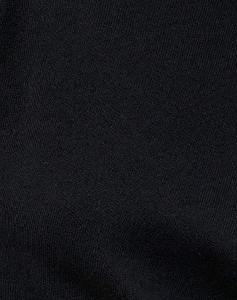 Image of Jalira Asymmetric Cinch Jumper in Black