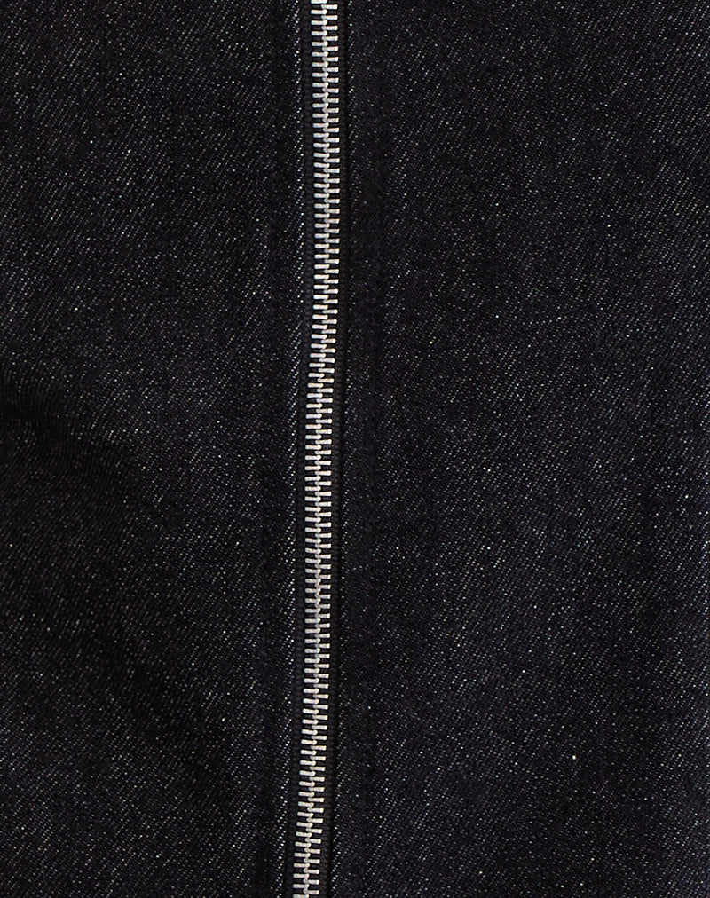 Image of Janae Vest in Denim Black Wash