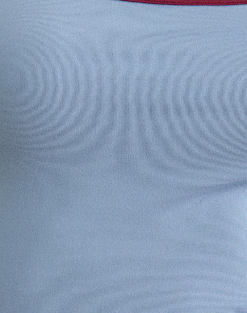 Image of Jasila Vest Top in Blue