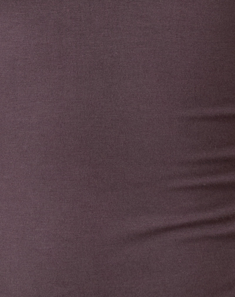 Image of Jenji Long Sleeve Top with Pearl Button in Peppercorn