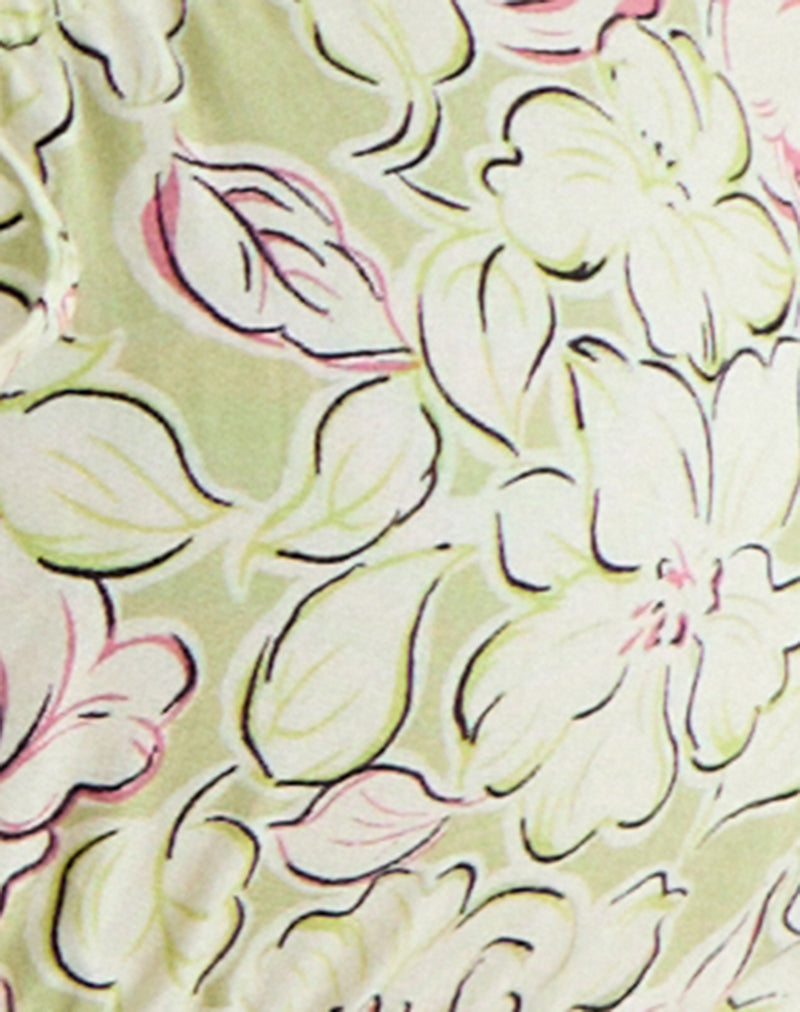 Image of Jiha Top in Blooming Lily Green