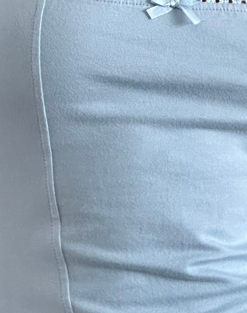 Image of Jinisa Corset Top in Nantucket Blue