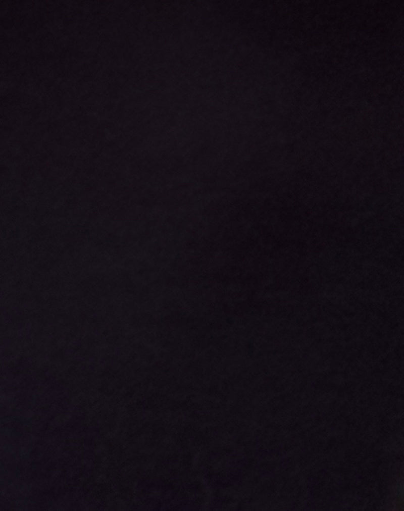 Image of Jinsuni Mini Dress in Black with Pink Bows