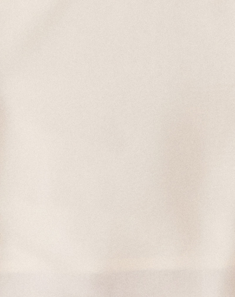 Image of Jivika Crop Top in Chiffon Cream