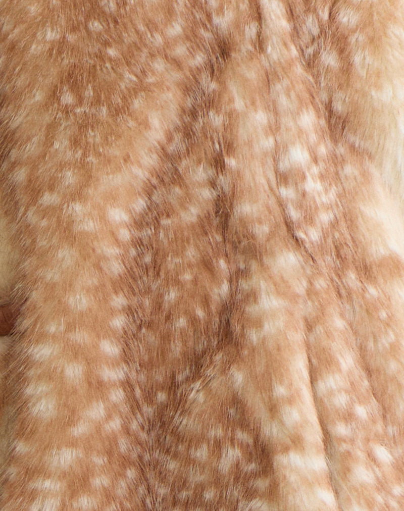 Image of Joji Jacket in Beige Bambi Print