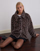 Image of Joji Jacket in Warm Grey Leopard