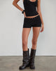 Image of Kento Hot Pant in Black with Eyelets