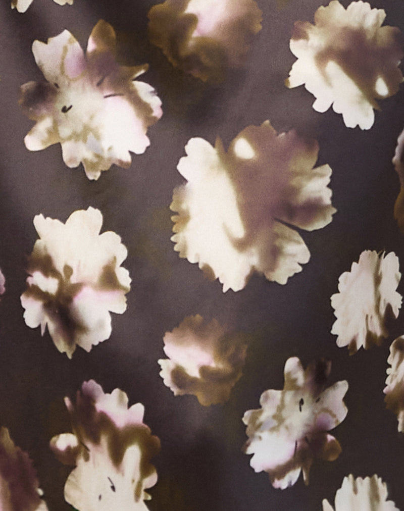 Image of Kafka Maxi Dress in Brown Floral Print