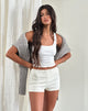 Image of Istora Micro Shorts in Pointelle Ivory