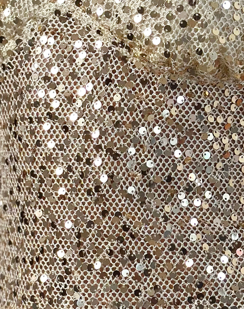 Image of Karachi Triangle Cami Top in Sequin Gold