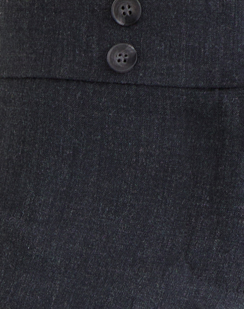 Image of Arisyo Wide Leg Trouser in Tailoring Grey Blue