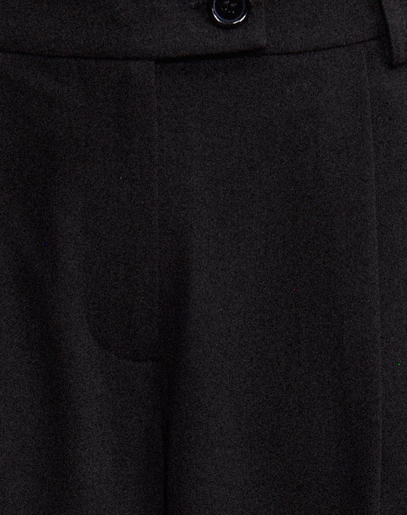 Image of Sakira Oversized Wide Leg Trousers in Black