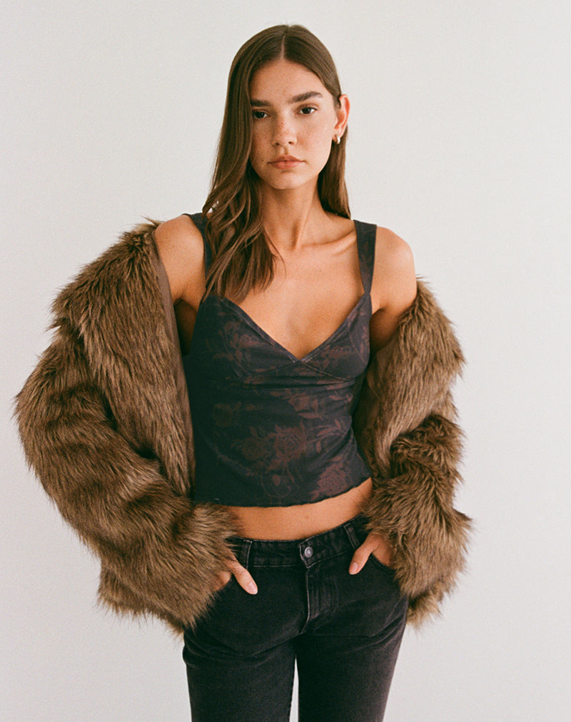 Image of Khory Cami Top in Dynamic Rose