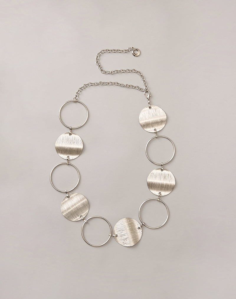 Image of Kiana Round Belt in Silver