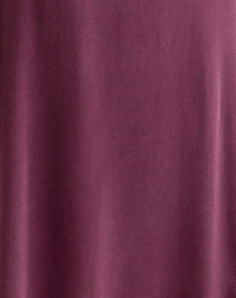 Image of Kiku Maxi Dress in Cupro Deep Purple