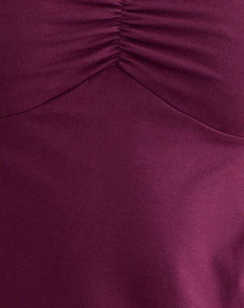 Image of Kindos Halter Top in Deep Purple