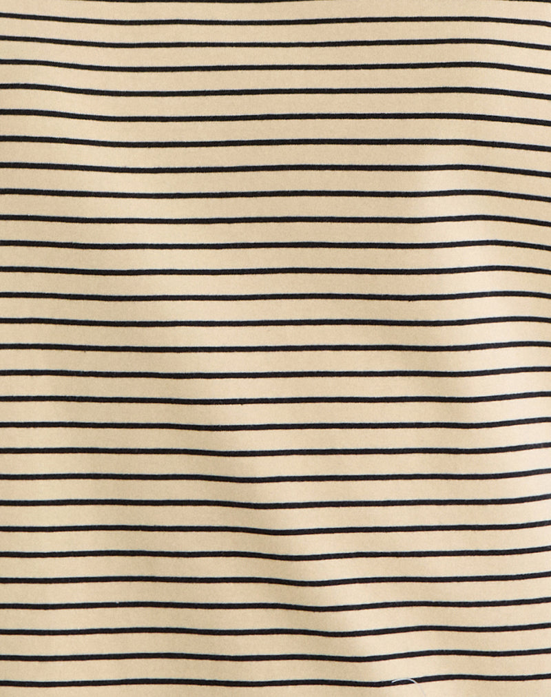 Image of Kumiko Long Sleeve Top in Jersey Yellow and Black