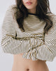 Image of Kumiko Long Sleeve Top in Jersey Yellow and Black