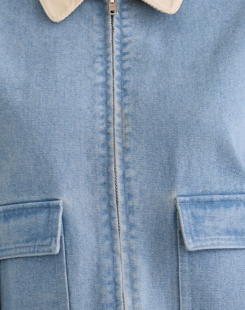 Image of Kahyun Jacket in Denim Light Wash