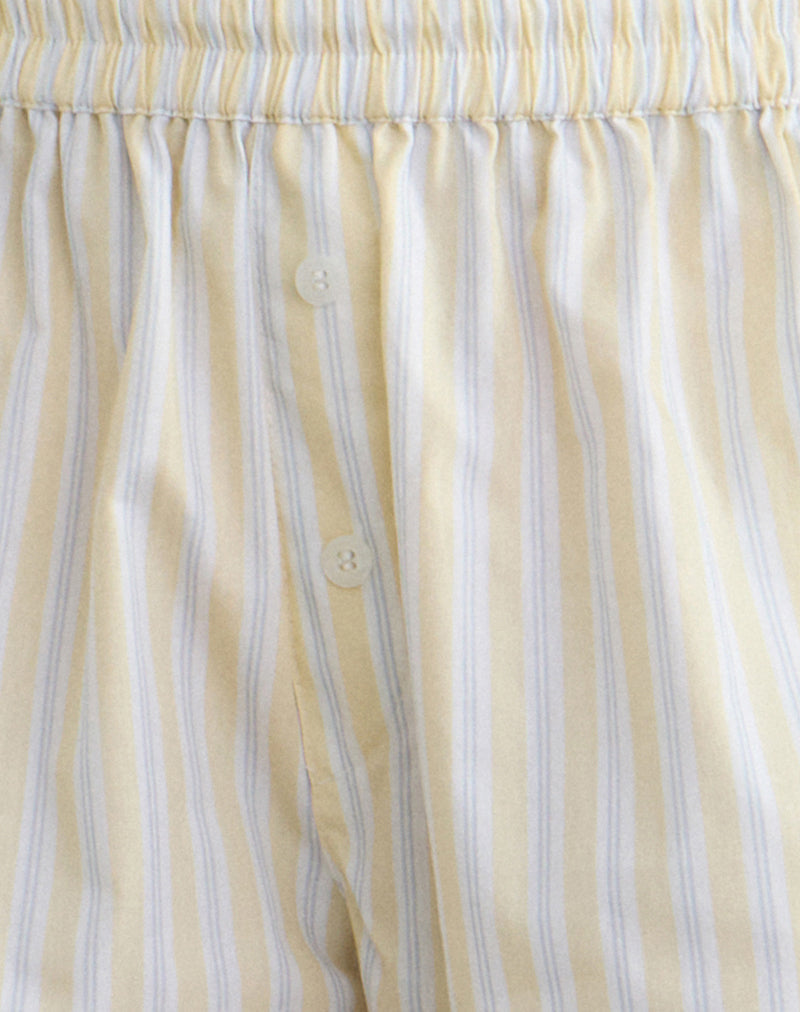 Image of Laboxe Short in Candy Stripe Yellow