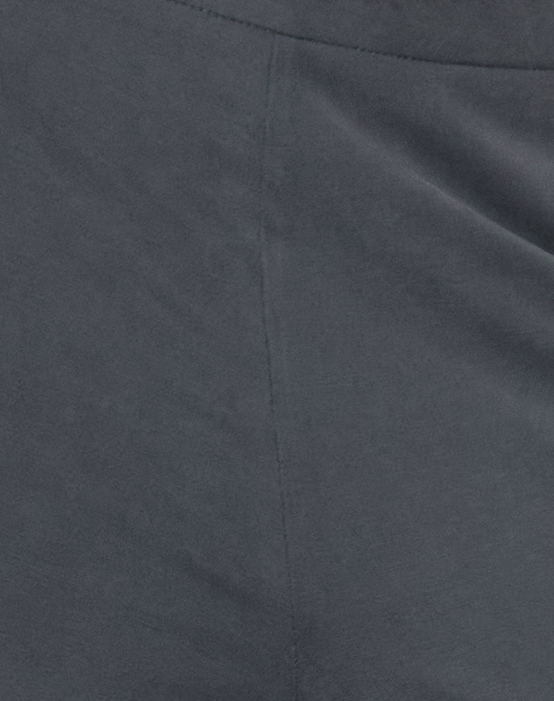 Image of Baku Wide Leg Trouser in Dark Grey