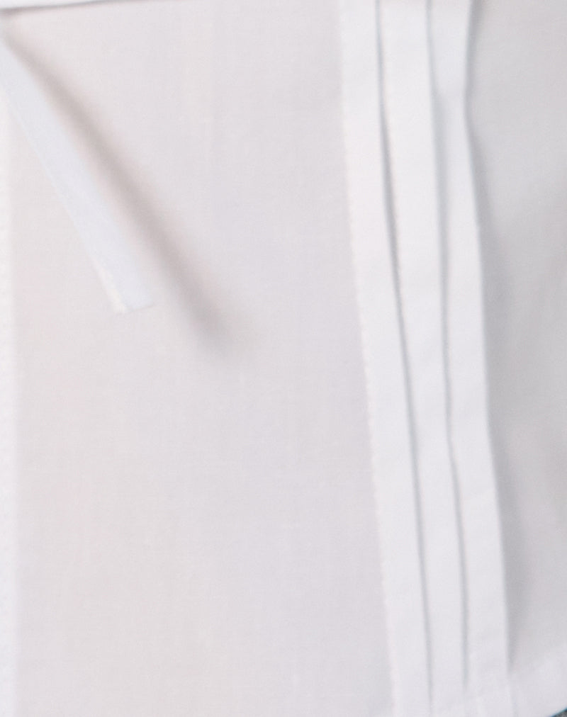 Image of Lias Puff Sleeve Blouse in White