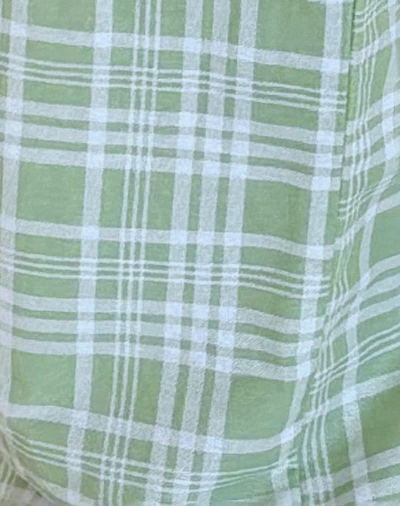 Image of Lirura Trouser in Table Cloth Neo Mint
