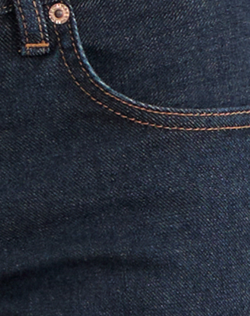 Image of Low Rise Parallel Jeans in Heritage Indigo