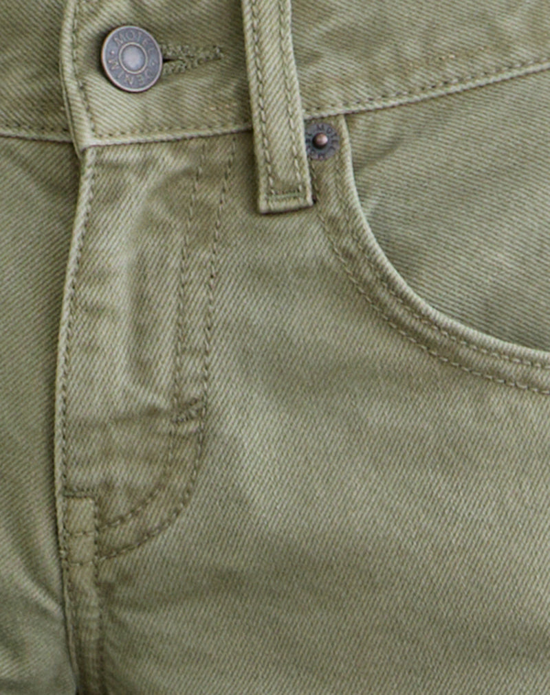 Image of Low Rise Parallel Jeans in Fern Green