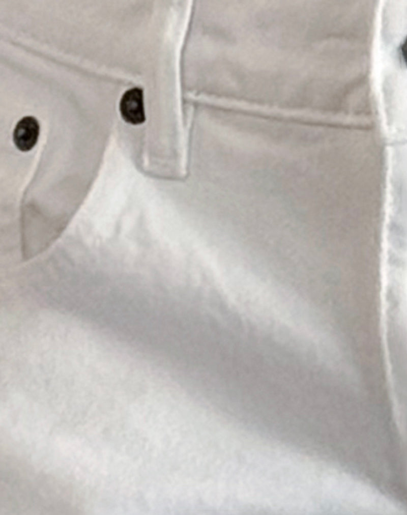 Image of Low Rise Parallel Jeans in True White