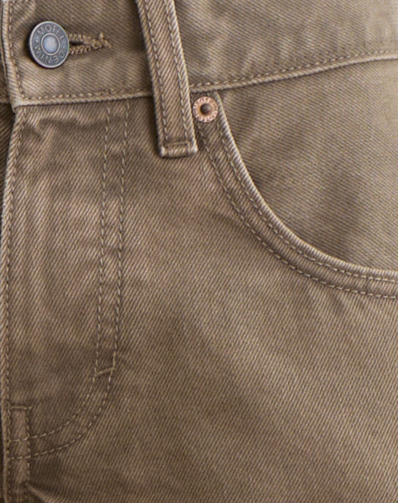 Image of Low Rise Roomy Jeans in Bronze