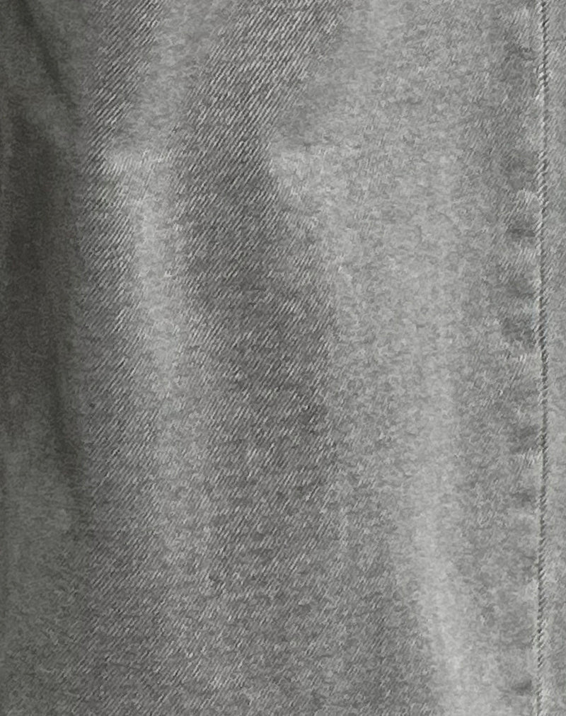 Image of Low Rise Roomy Jeans in Bleach Grey