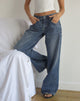 Image of Low Rise Roomy Jeans in Steel Blue