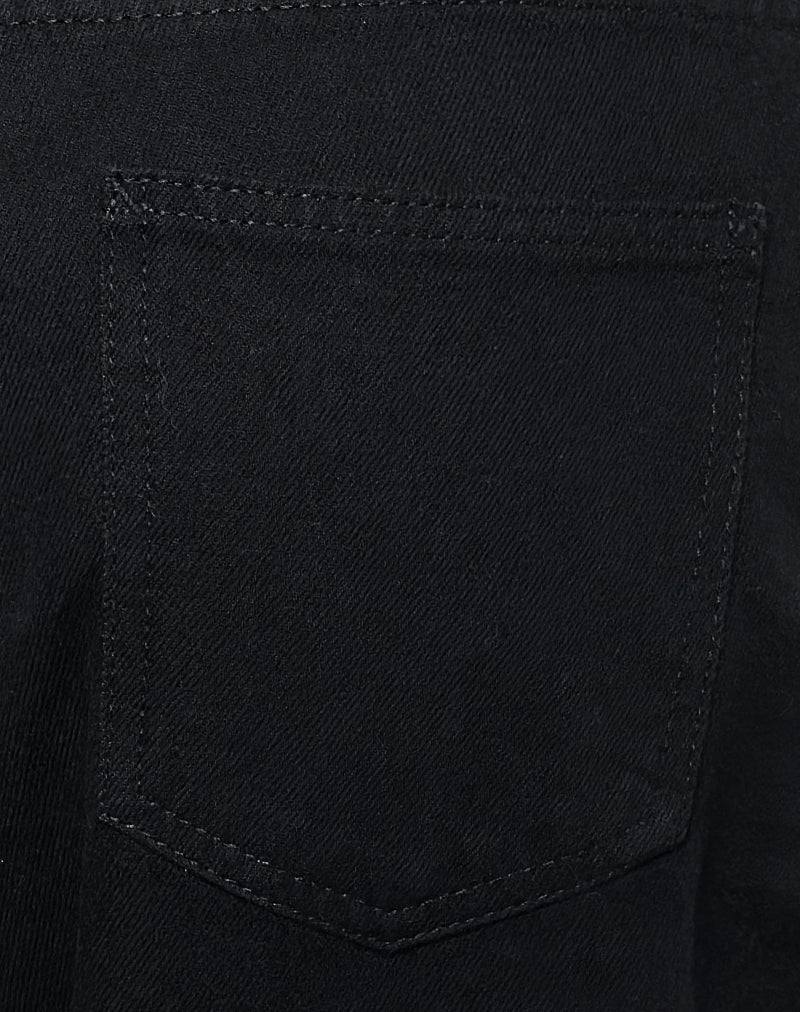 Image of Low Rise Roomy Jeans in Rinse Black