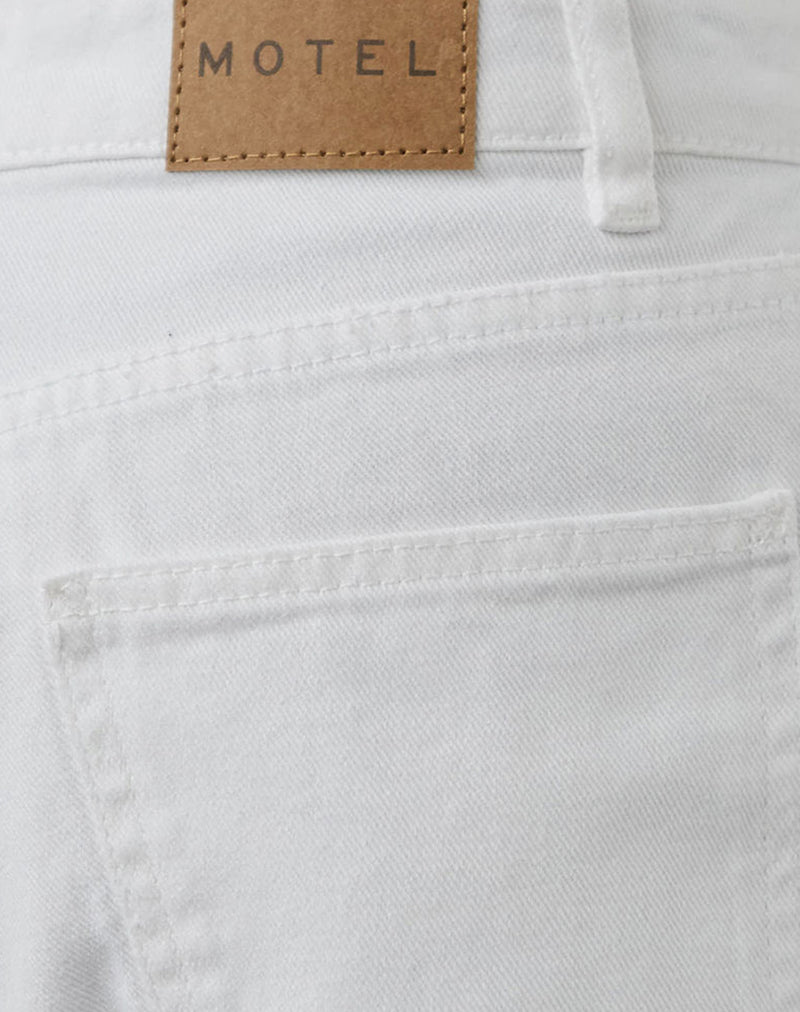 Image of Low Rise Roomy Jeans in True White
