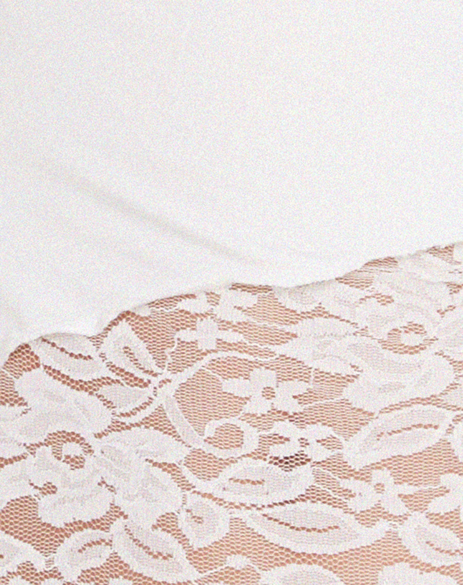 Image of Lucca Long Sleeve Top in Lace White
