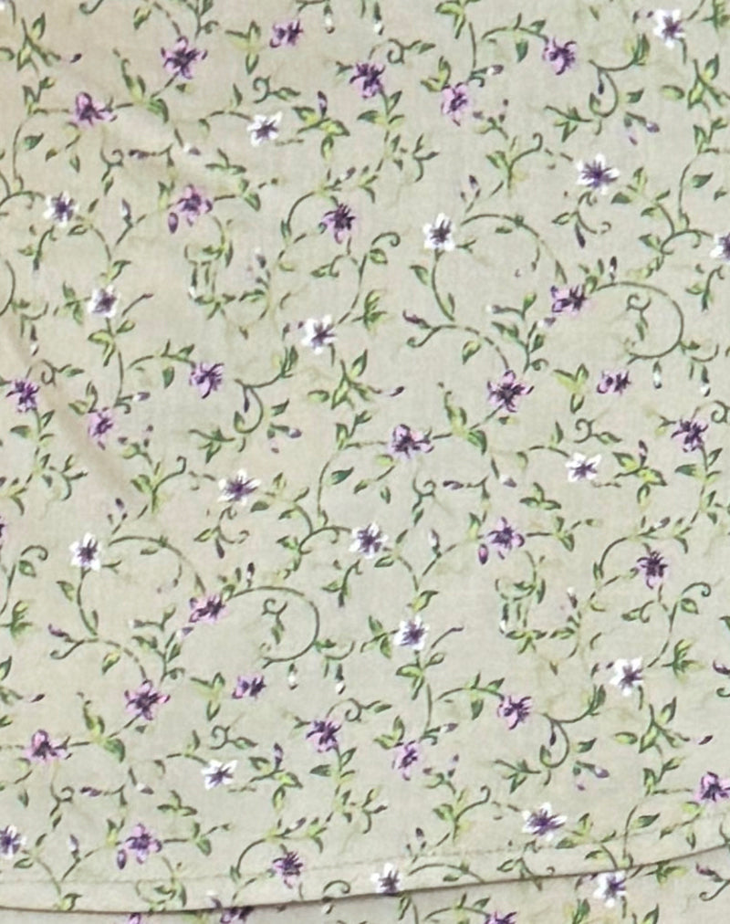 Image of Luiso Mini Skirt in Parma Violet