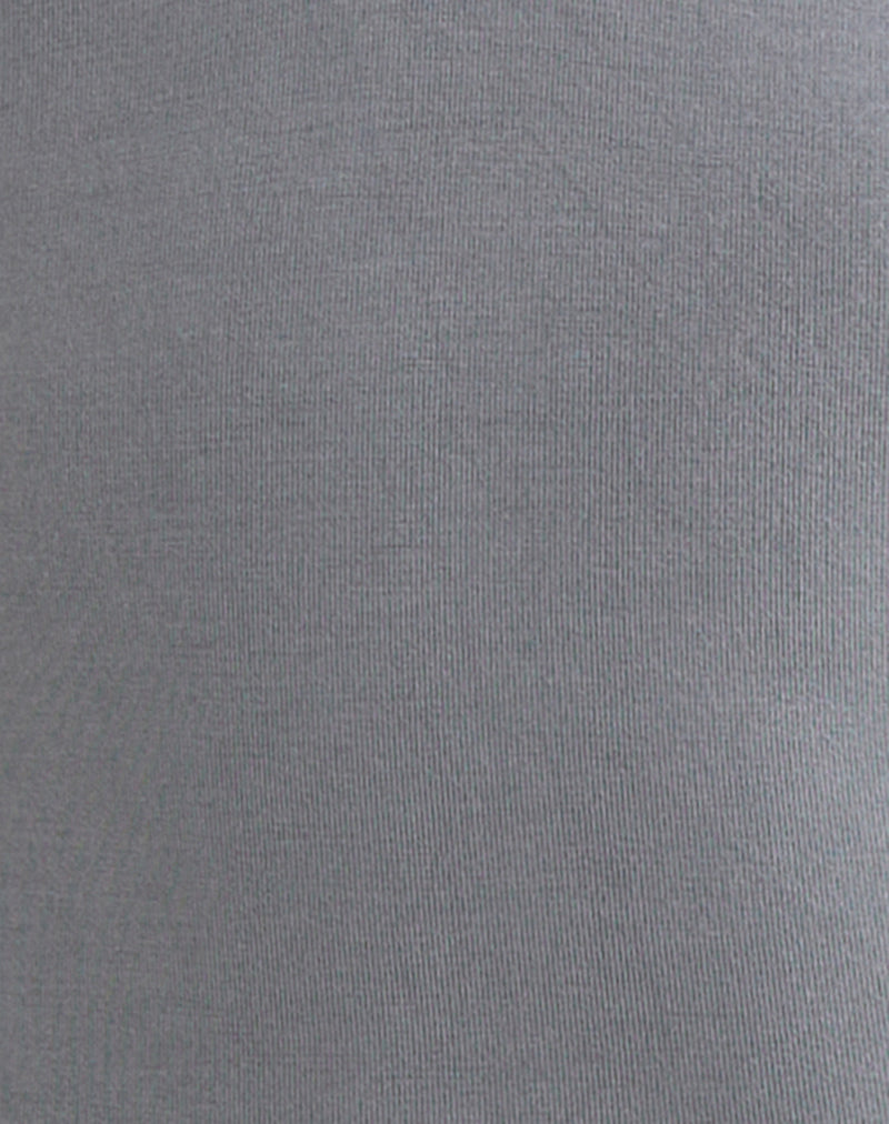 Image of Lynod Plunge Top in Grey
