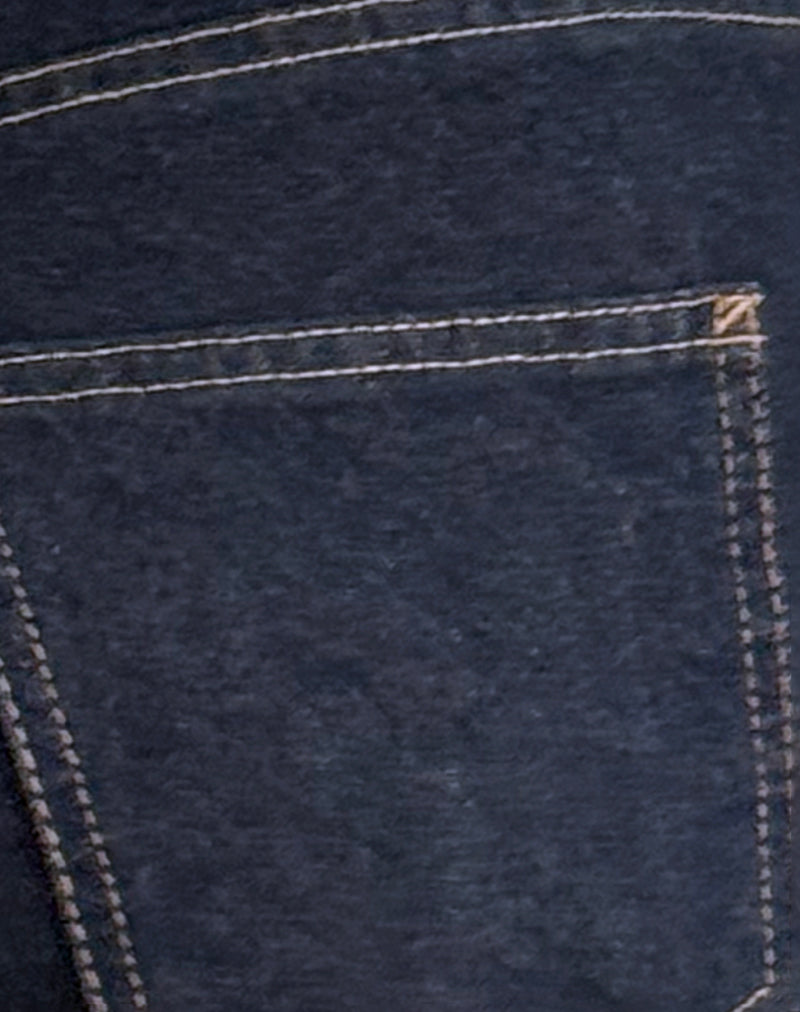 Image of Low Rise Parallel Jeans in Indigo