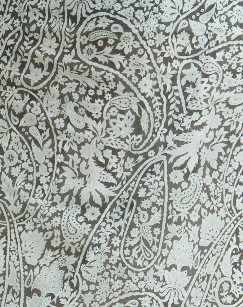 Image of Rumela Maxi Skirt in Bloom Paisley Pale Blue